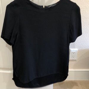 Zara black blouse